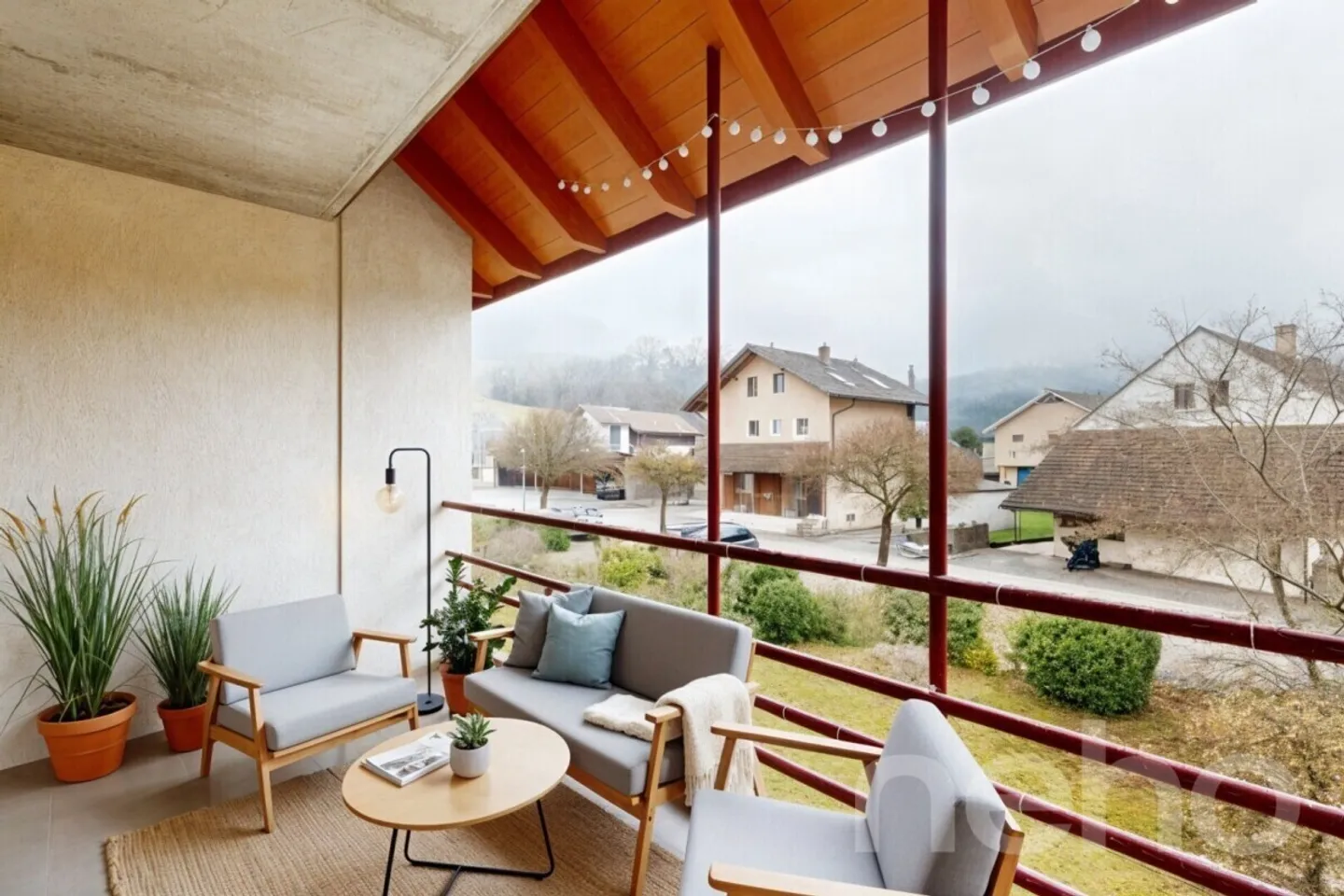 Bright 4.5-room apartment with fireplace, balcony, green view. Near Thun. - Photo 9 of 12