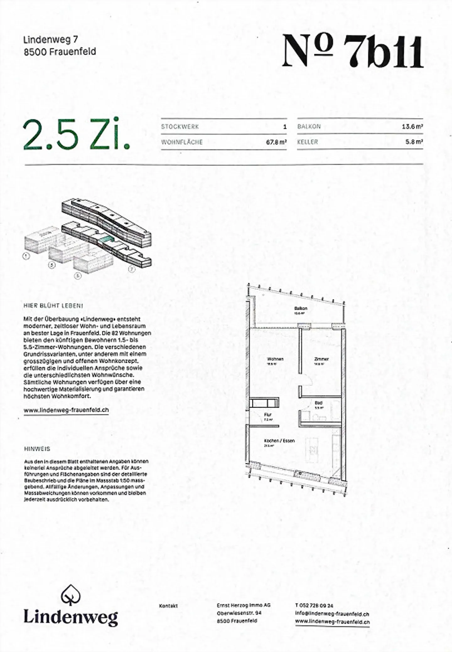 2.5 Room Apartment Minergie P with Cooling - Photo 11 of 11