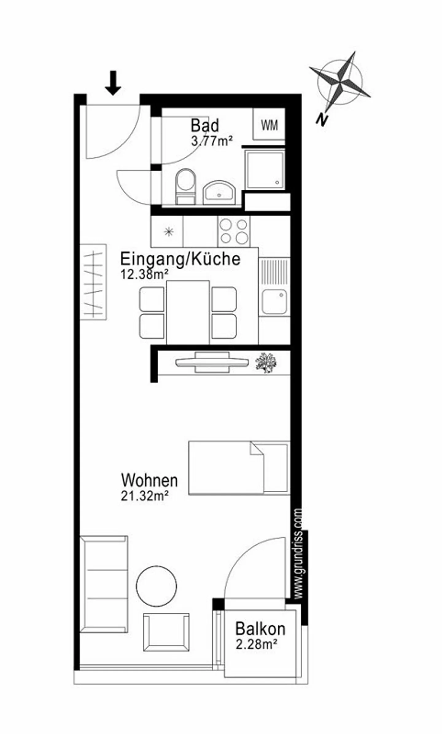 Attractive and bright apartment at Messeplatz - Photo 5 of 5