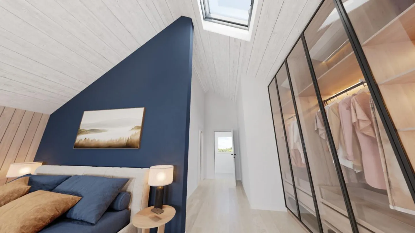 A home where the garden touches the sky, Duplex attic 4.5 rooms, 190 m² - Photo 9 of 13