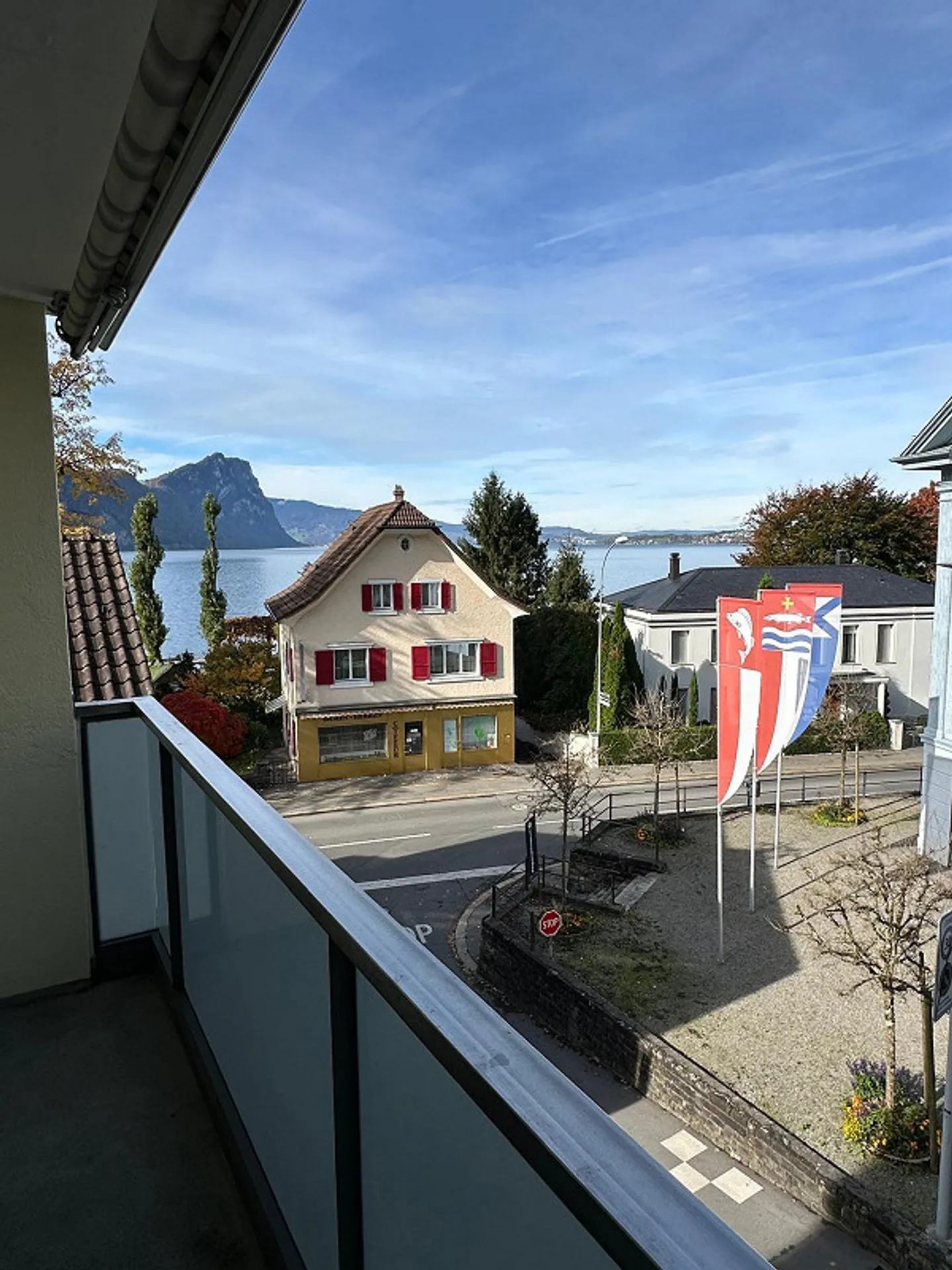 Bellissimo appartamento di 4 stanze con vista parziale sul lago e sulla montagna - Foto 3 di 3