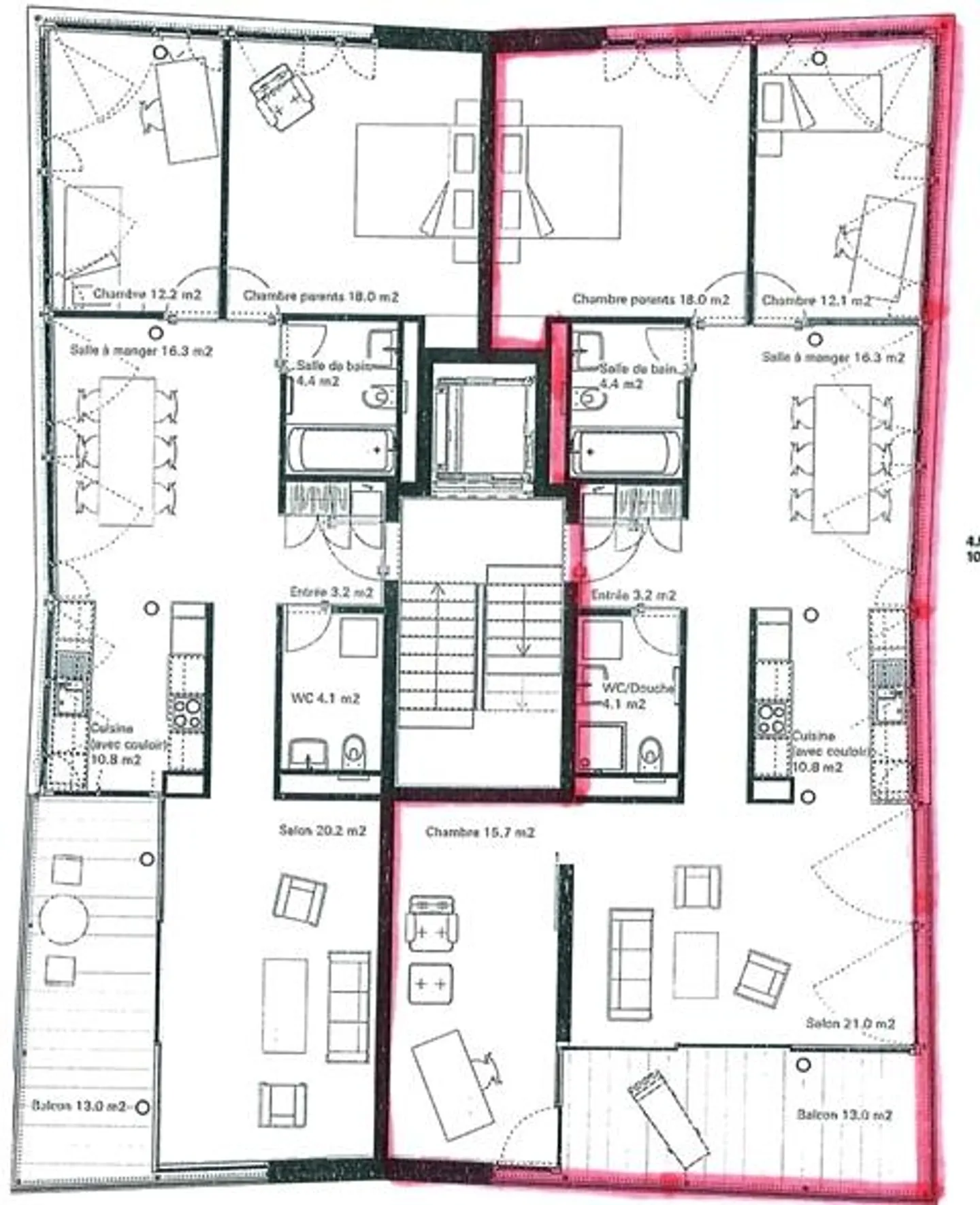 Appartamento spazioso in un edificio recente! - Foto 2 di 2