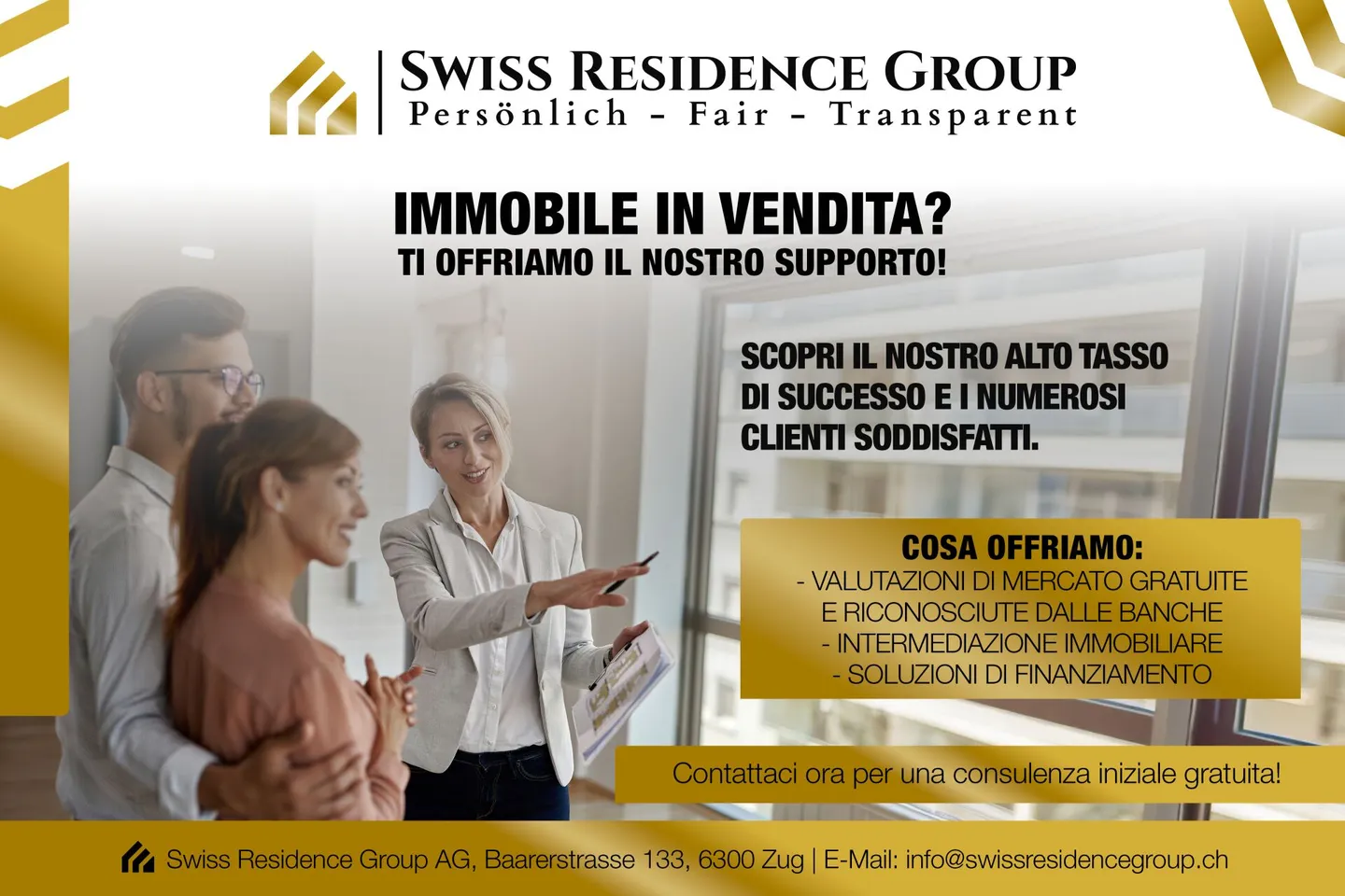 Appartamento soleggiato di 3,5 locali con balcone e vista lago a Porza - Foto 12 di 12