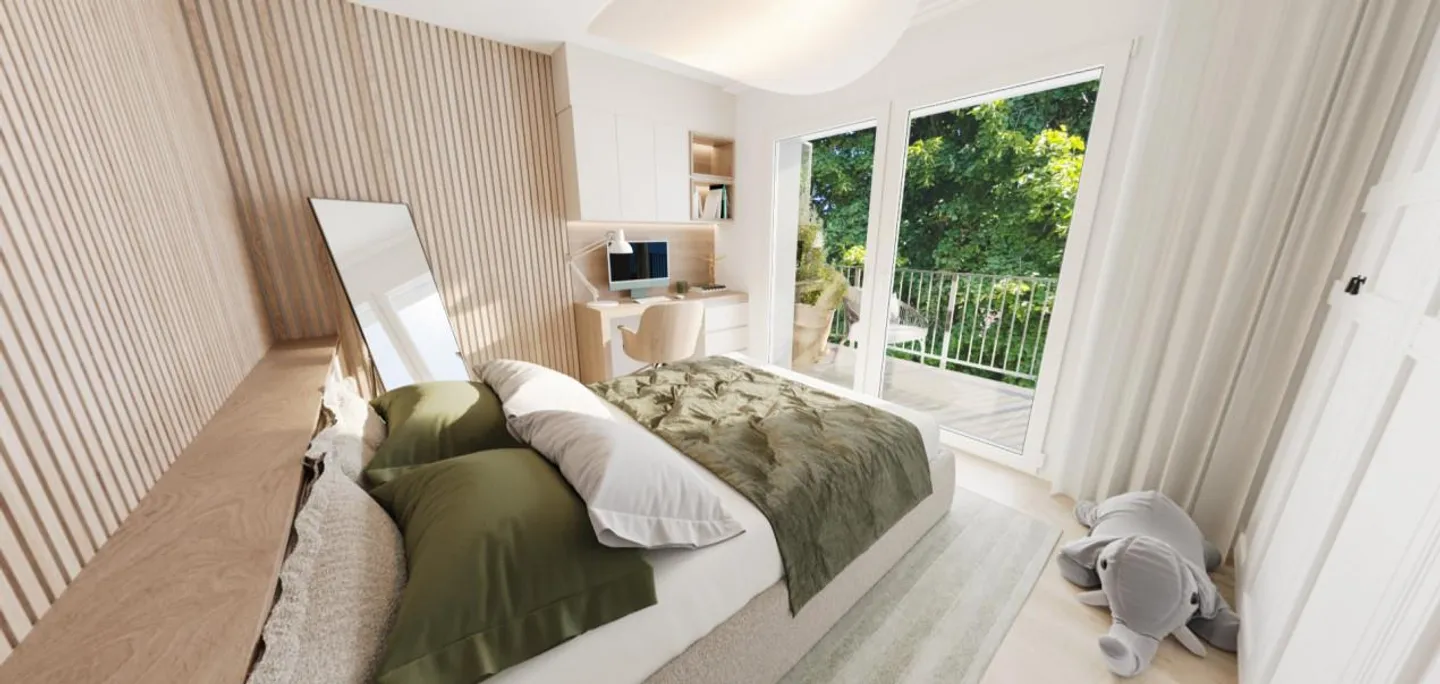 Licht und Raum in einem modernen 3,5-Zimmer, 98 m² großen Setting - Foto 5 von 10