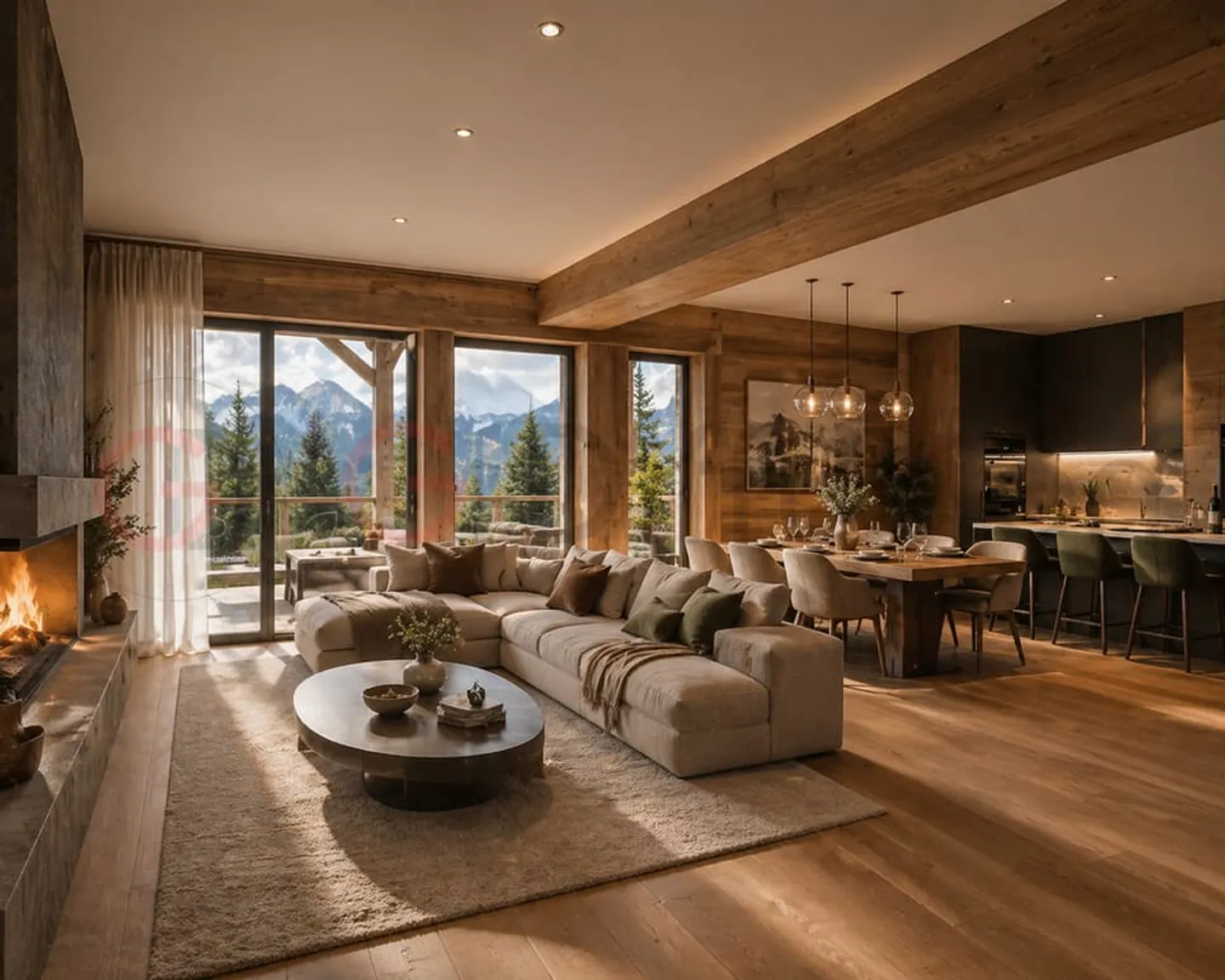 High-end semi-detached villas for sale in Gryon - Photo 2 of 5