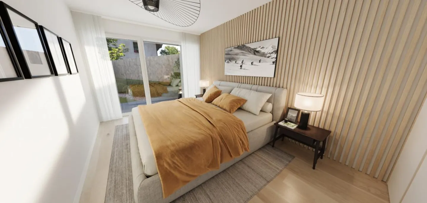 Die Seele eines Ortes, getaucht in Licht und Grün, 3,5 Zimmer, 84 m² - Foto 5 von 9