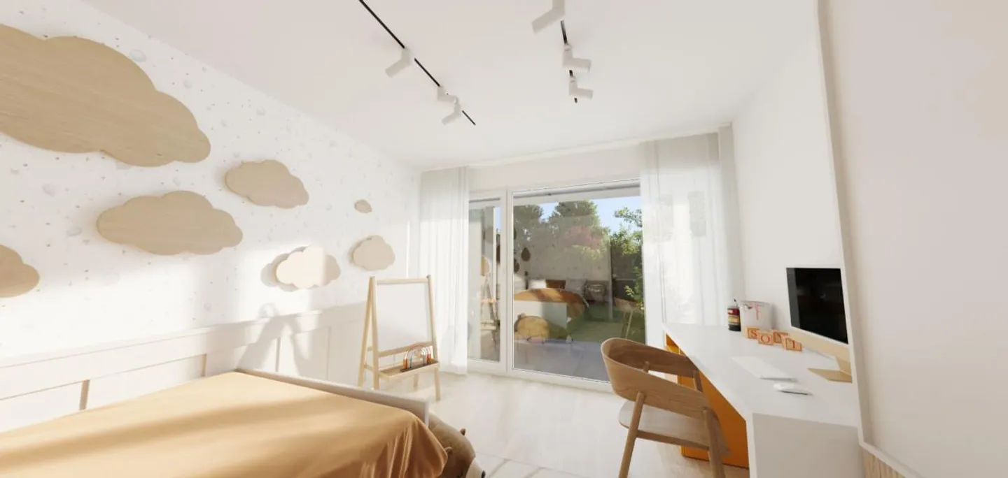 Die Seele eines Ortes, getaucht in Licht und Grün, 3,5 Zimmer, 84 m² - Foto 7 von 9