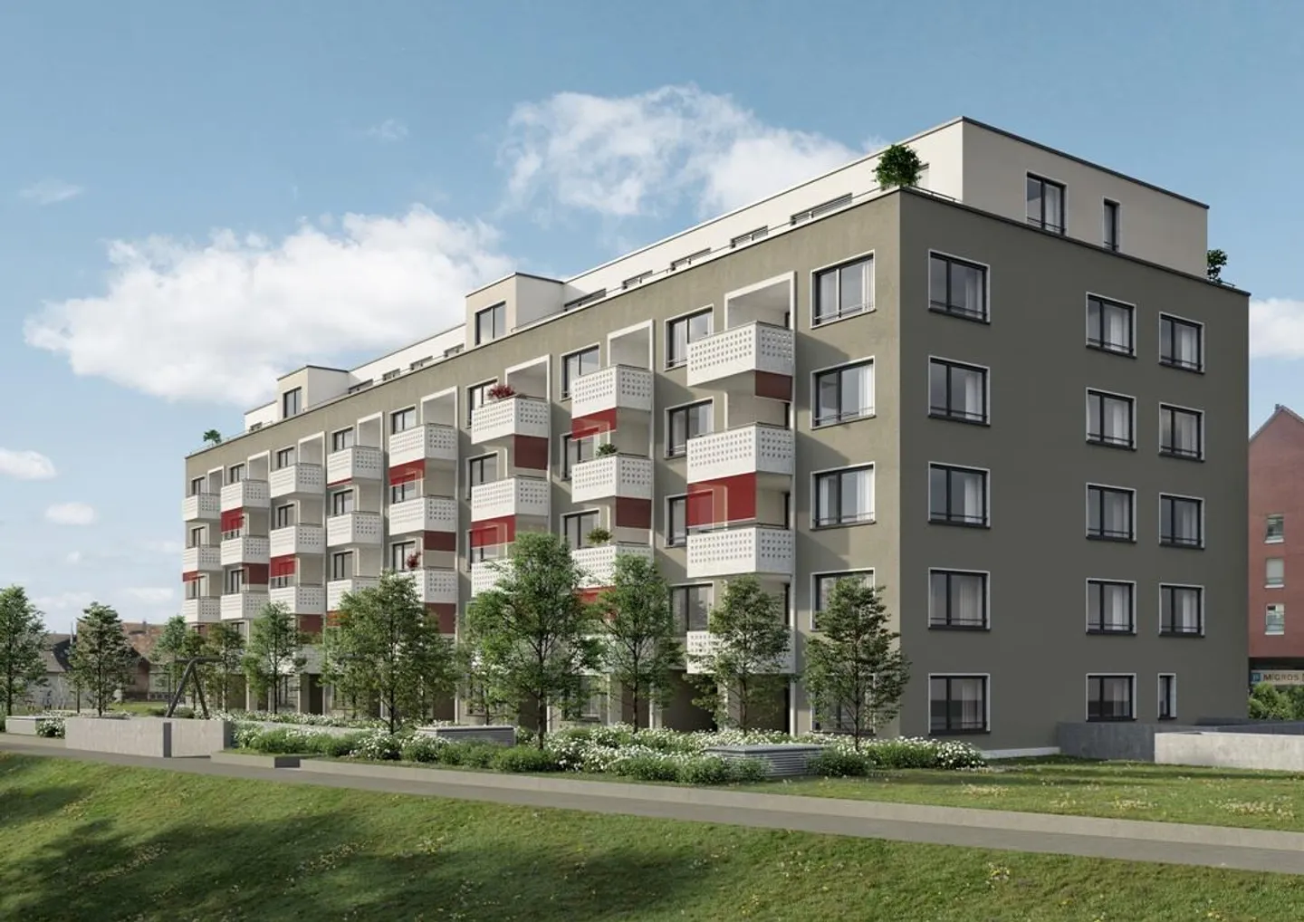 Appartement moderne et lumineux à louer dans le centre-ville de Dübendorf - Photo 1 sur 5