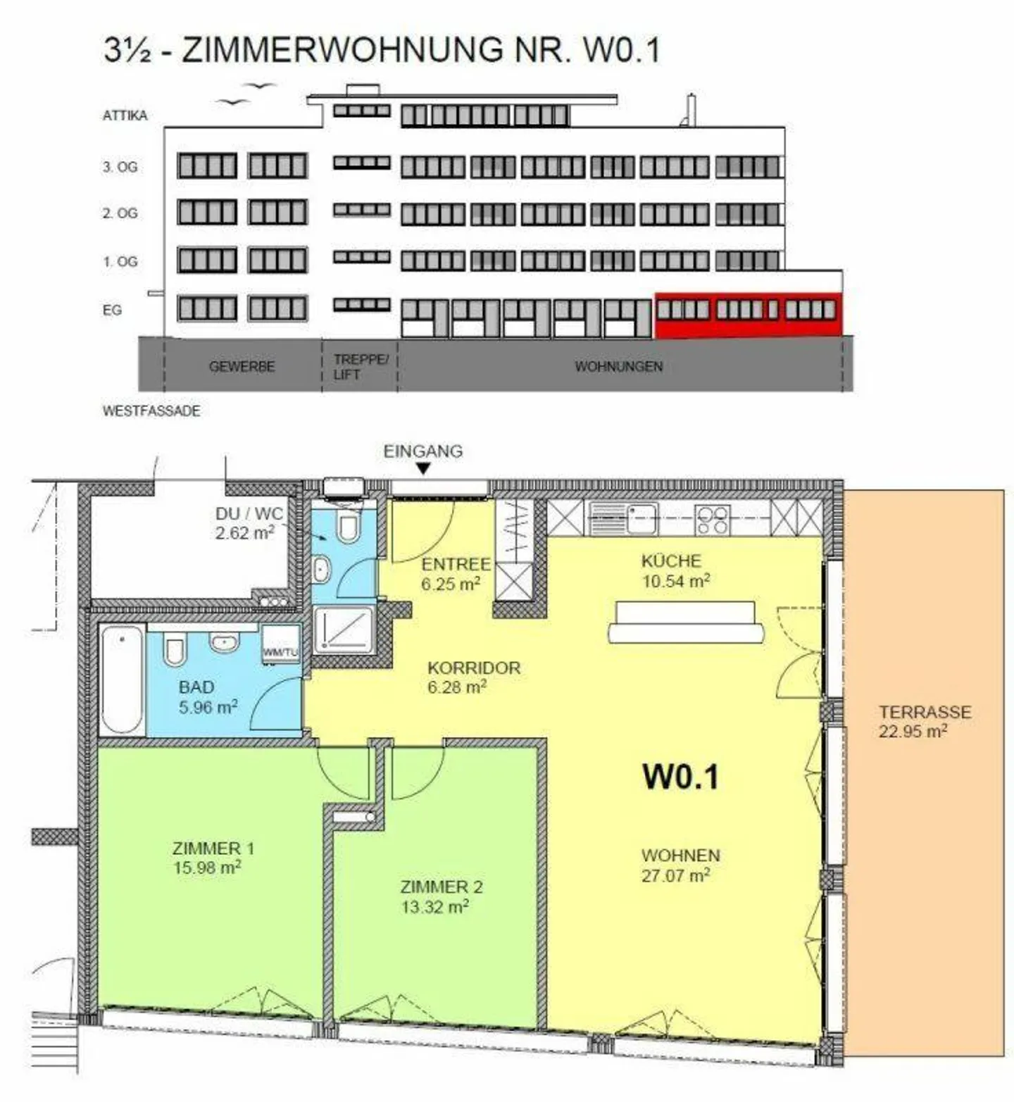 Attraktive 3½-Zimmer-Wohnung im EG an zentraler Lage in Aarau - Photo 6 sur 6