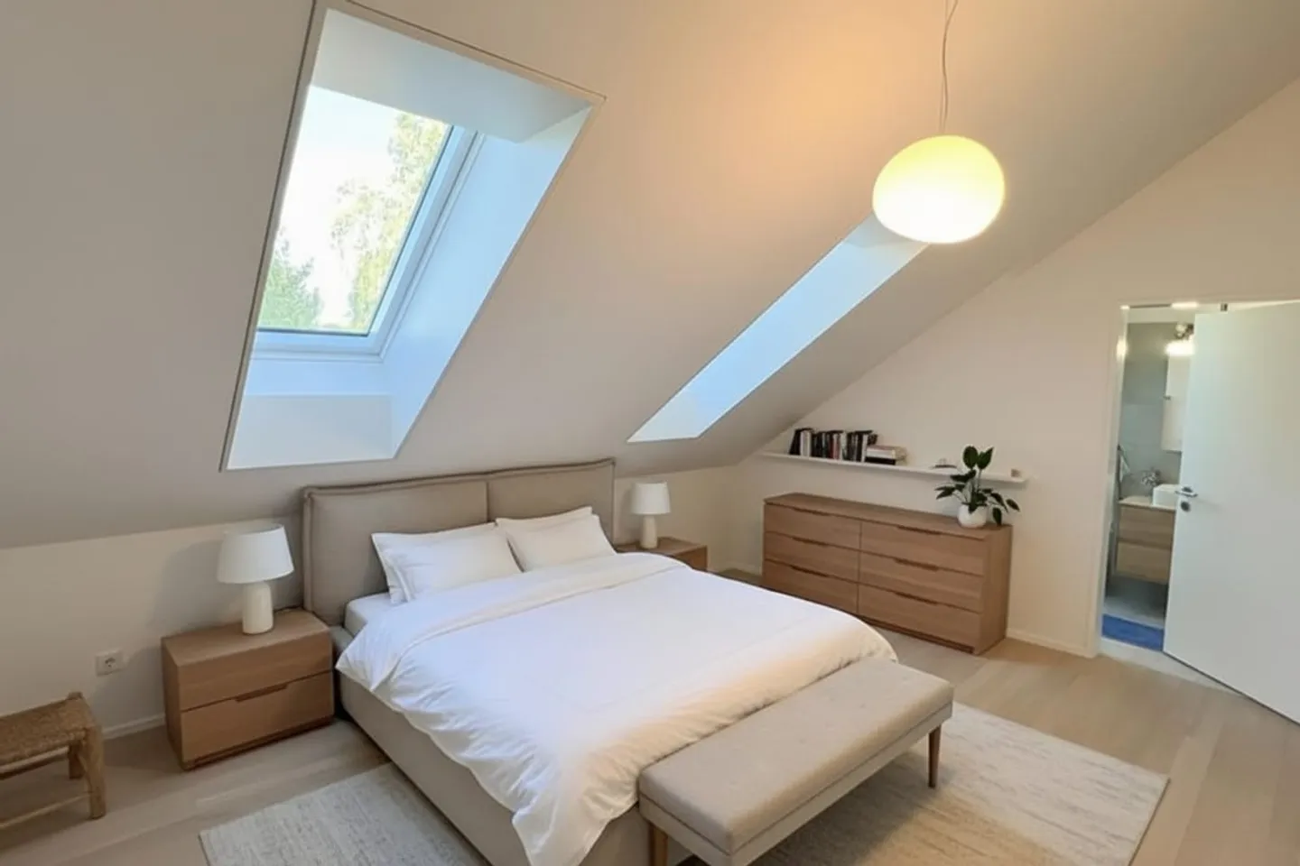 Stylisches Penthouse mit Seesicht - Foto 4 von 9