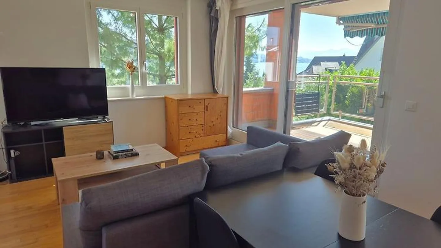 2½ ZI-WOHNUNG IN RÜSCHLIKON (ZH), MÖBLIERT, TEMPORÄR - Photo 1 sur 7