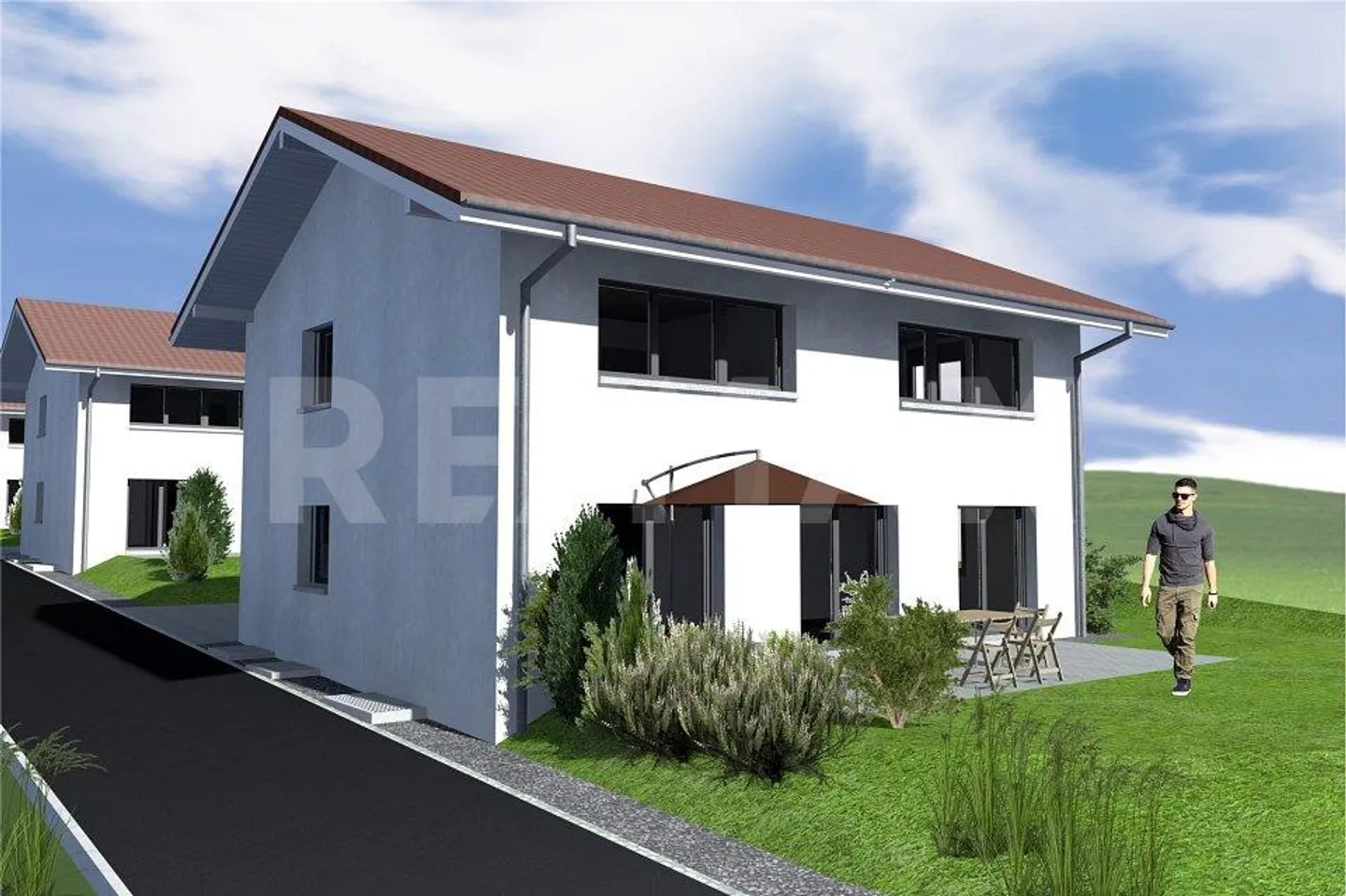 Modernes freistehendes Haus - Foto 6 von 12