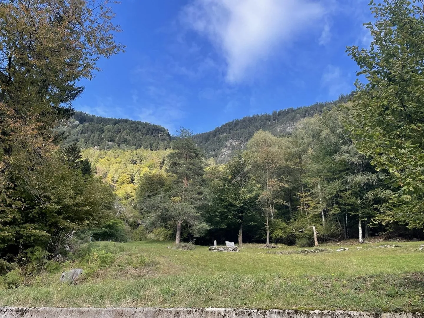 «Rustico di 2 locali da riattare con prato da sfalcio,  e bosco    /  Rustico zum Ausbauen mit  Wald und Wiese» - Foto 13 di 18