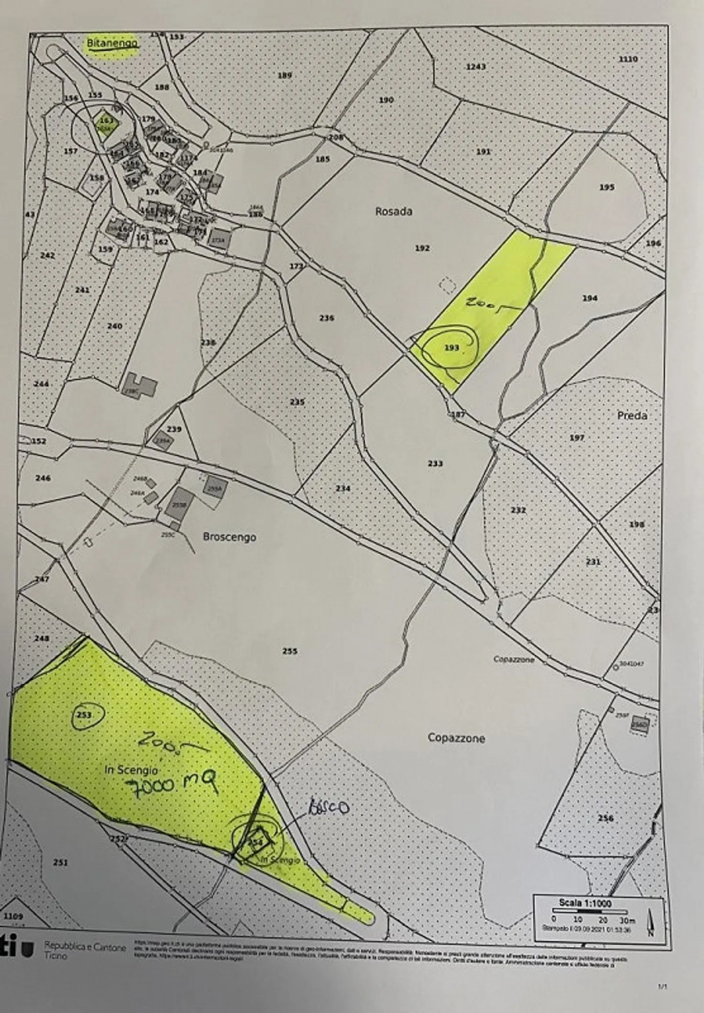 «Rustico di 2 locali da riattare con prato da sfalcio,  e bosco    /  Rustico zum Ausbauen mit  Wald und Wiese» - Foto 15 di 18