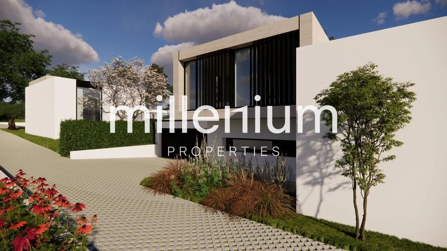 Neue zeitgenössische Villa 100 m vom See in VESENAZ - Foto 2 von 3