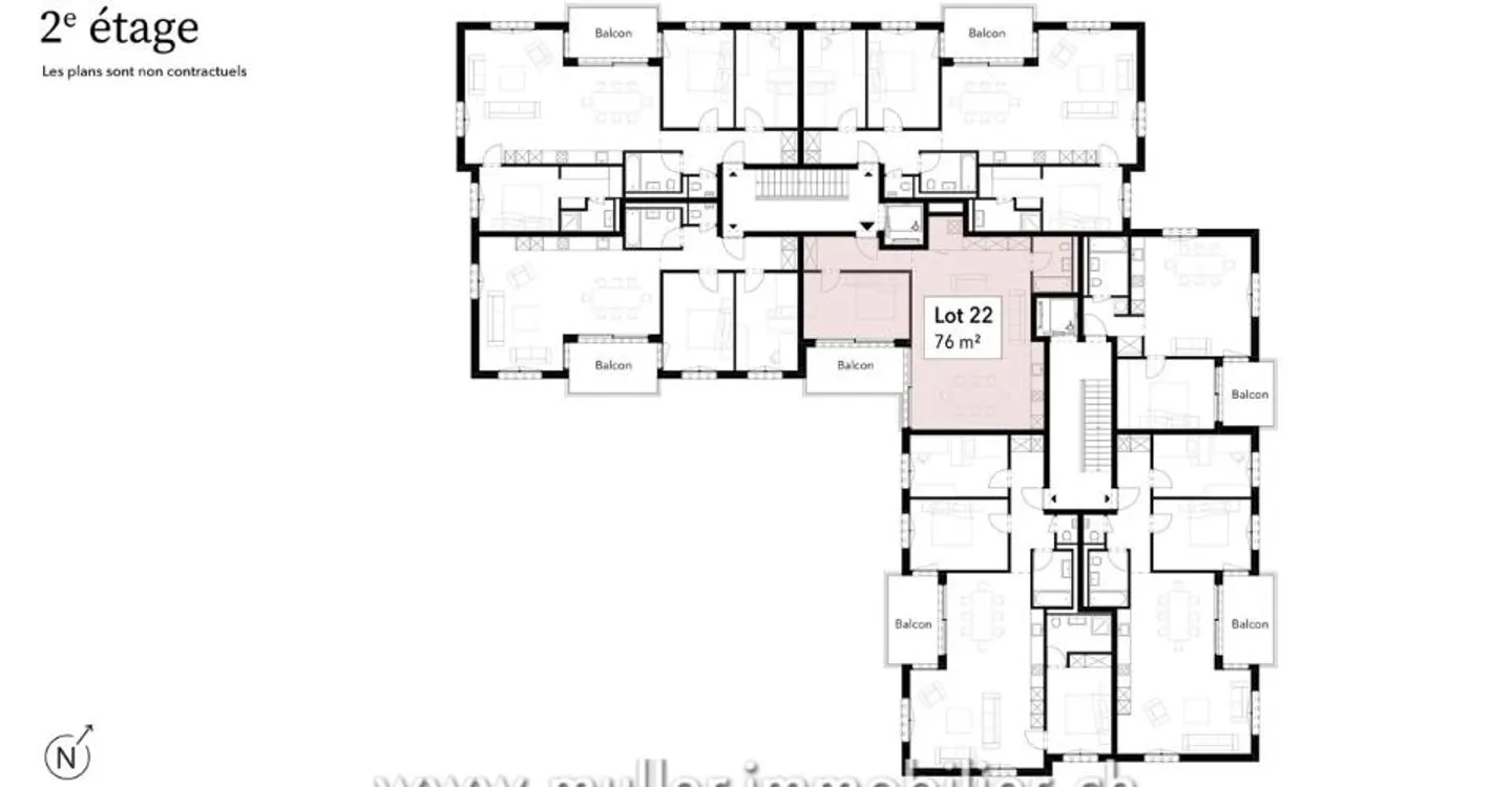 Bel appartamento nuovo di 2,5 locali in campagna! - Foto 7 di 13