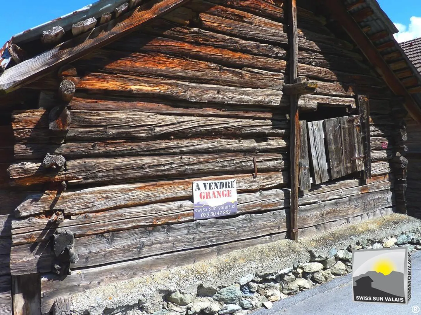 Bella fienile da trasformare a Vex - Foto 2 di 7