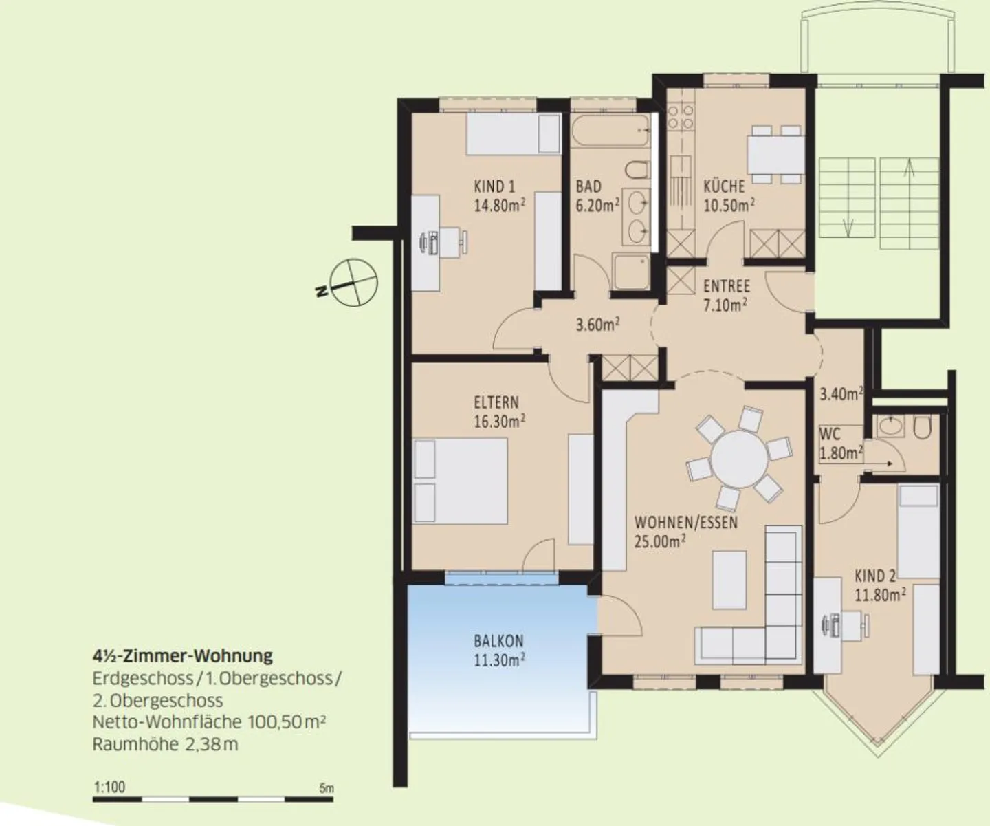 Appartement familial spacieux - Photo 9 sur 11