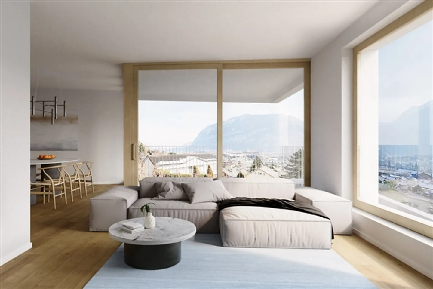 MAGNIFICENT OFF-PLAN VILLA CORNICHE DU SOLEIL - SIERRE - Photo 1 of 9
