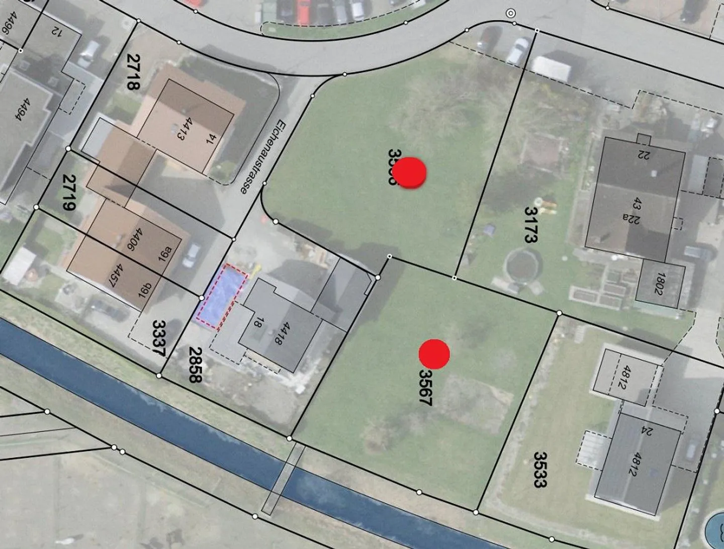 Zwei Baulandparzellen in Mischzone - Foto 2 von 5