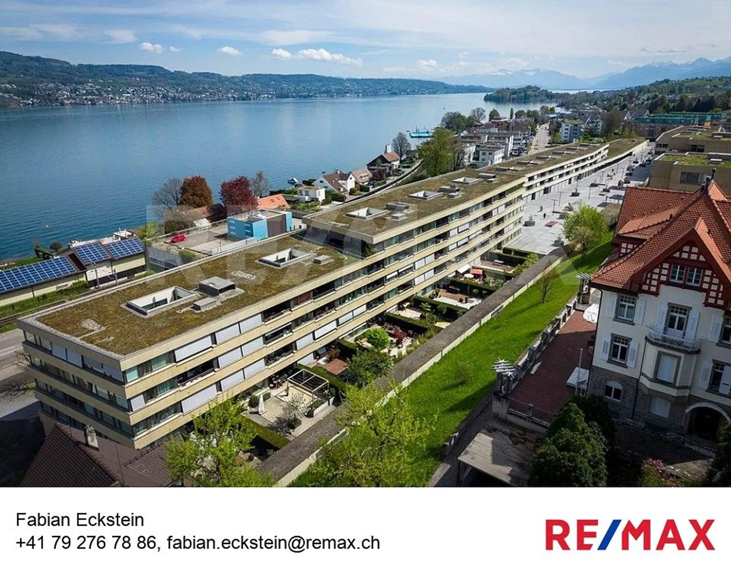 Design incontra la posizione - Appartamento Minergie di 3,5 stanze con vista lago e due loggie - Foto 1 di 13