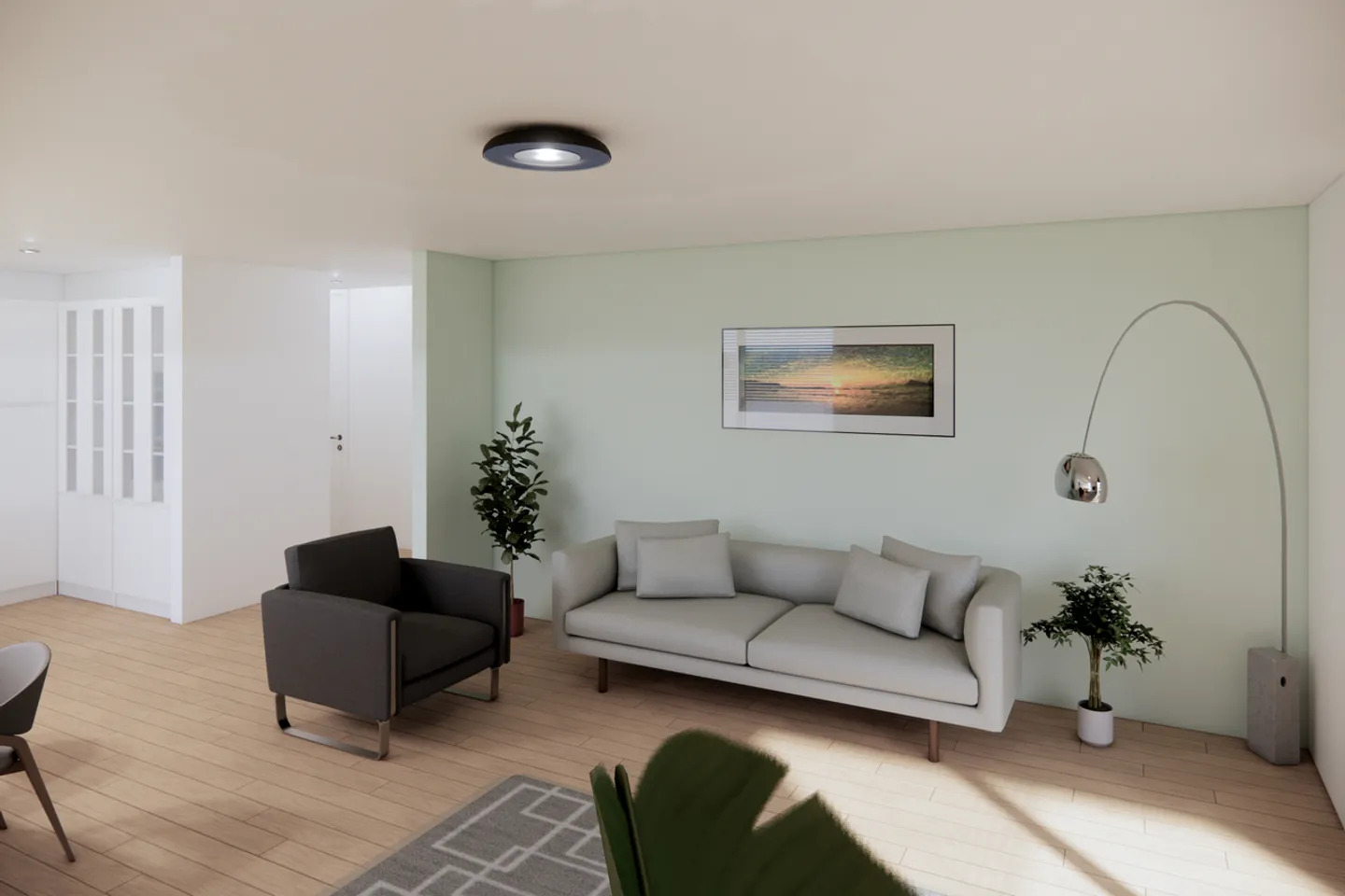 Nouvel appartement de jardin accessible avec deux espaces de sièges - Photo 2 sur 13