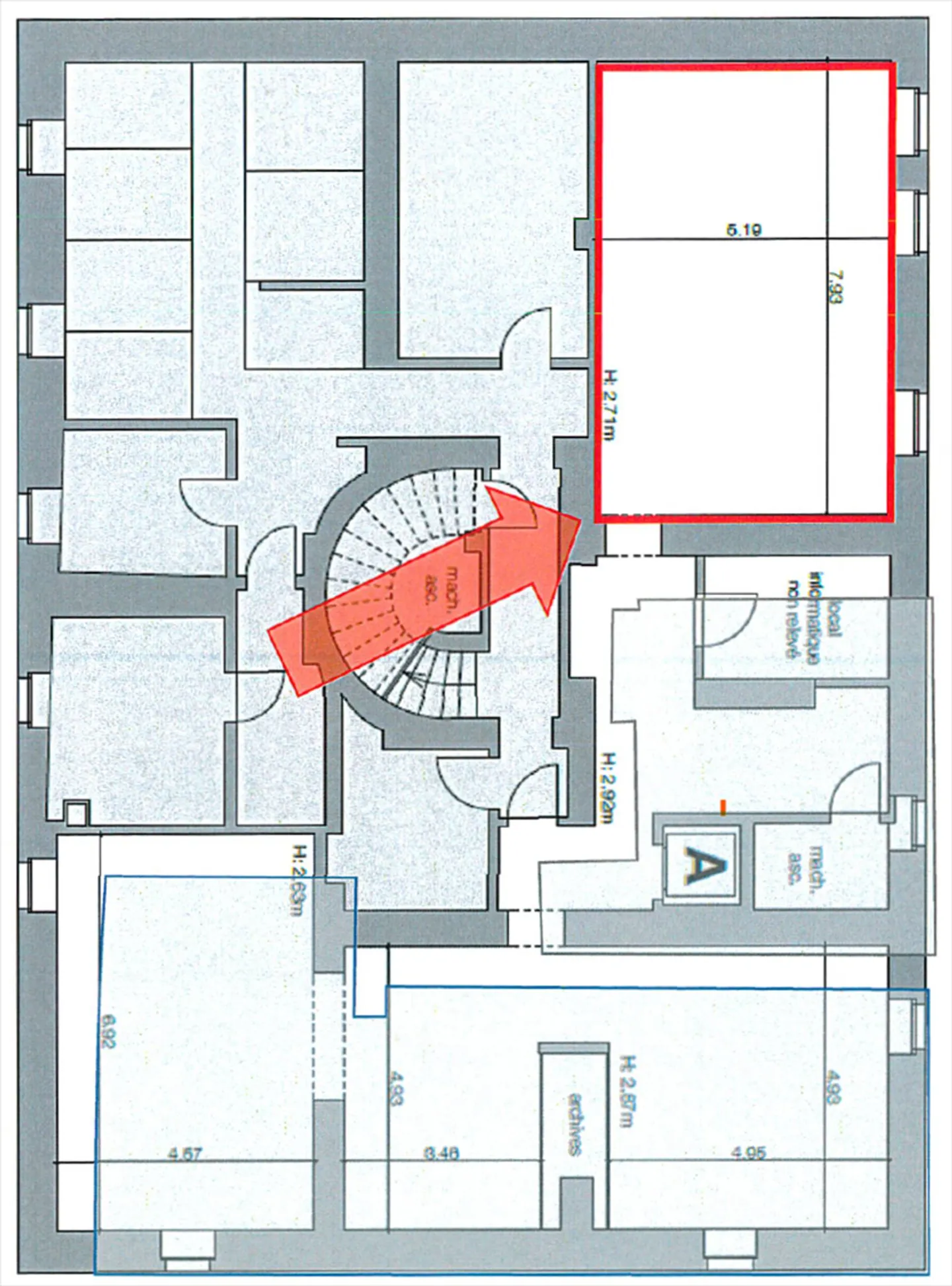 Büro 6 Zimmer - Foto 5 von 5