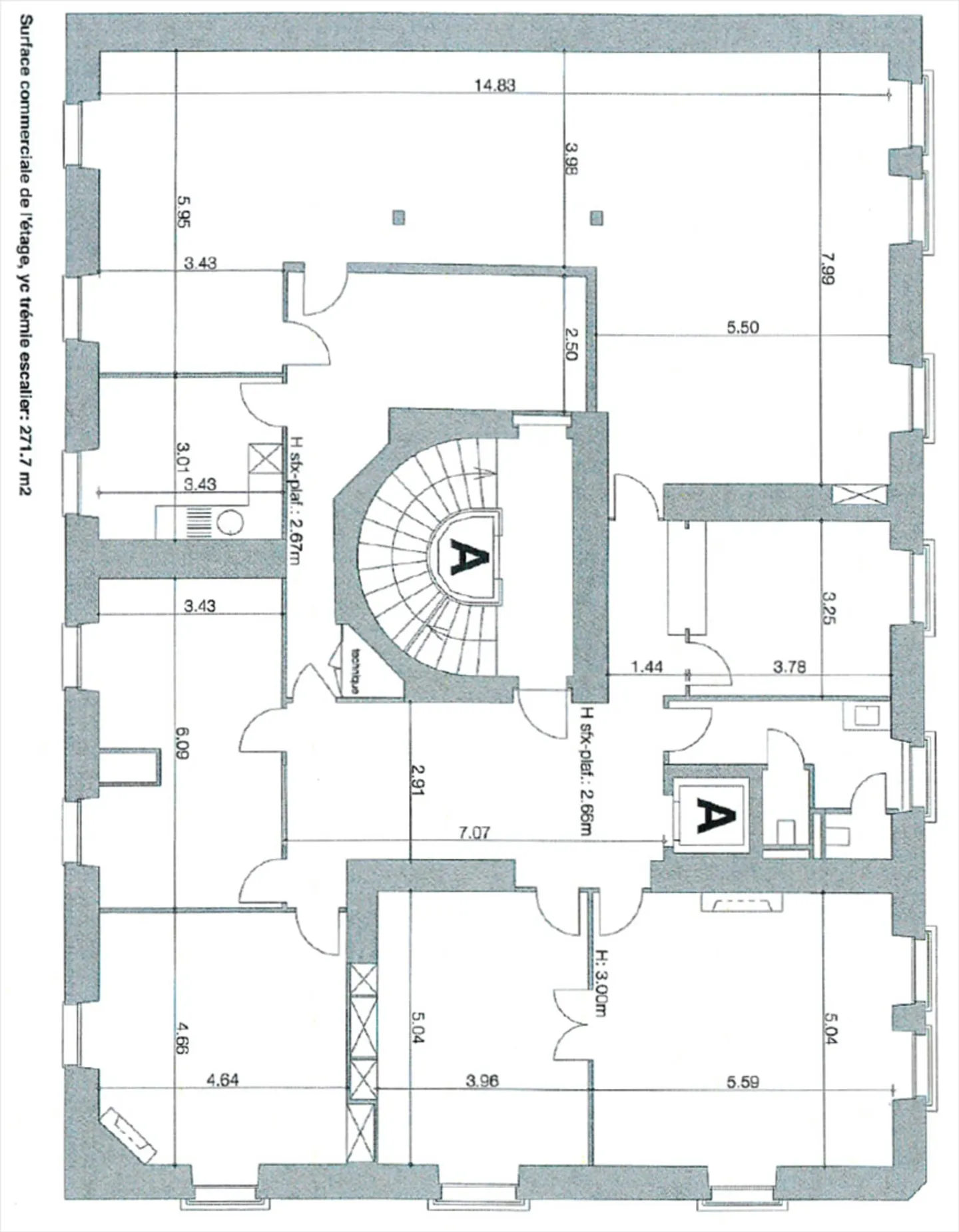 Büro 6 Zimmer - Foto 4 von 5