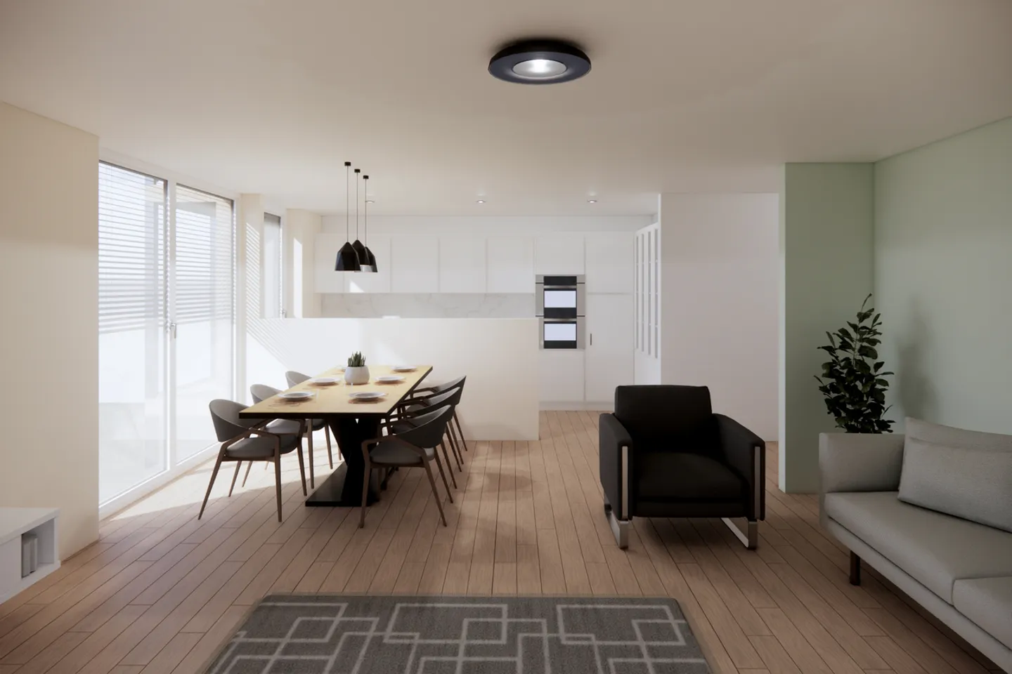 Nouvel appartement de jardin accessible avec deux espaces de sièges - Photo 4 sur 13