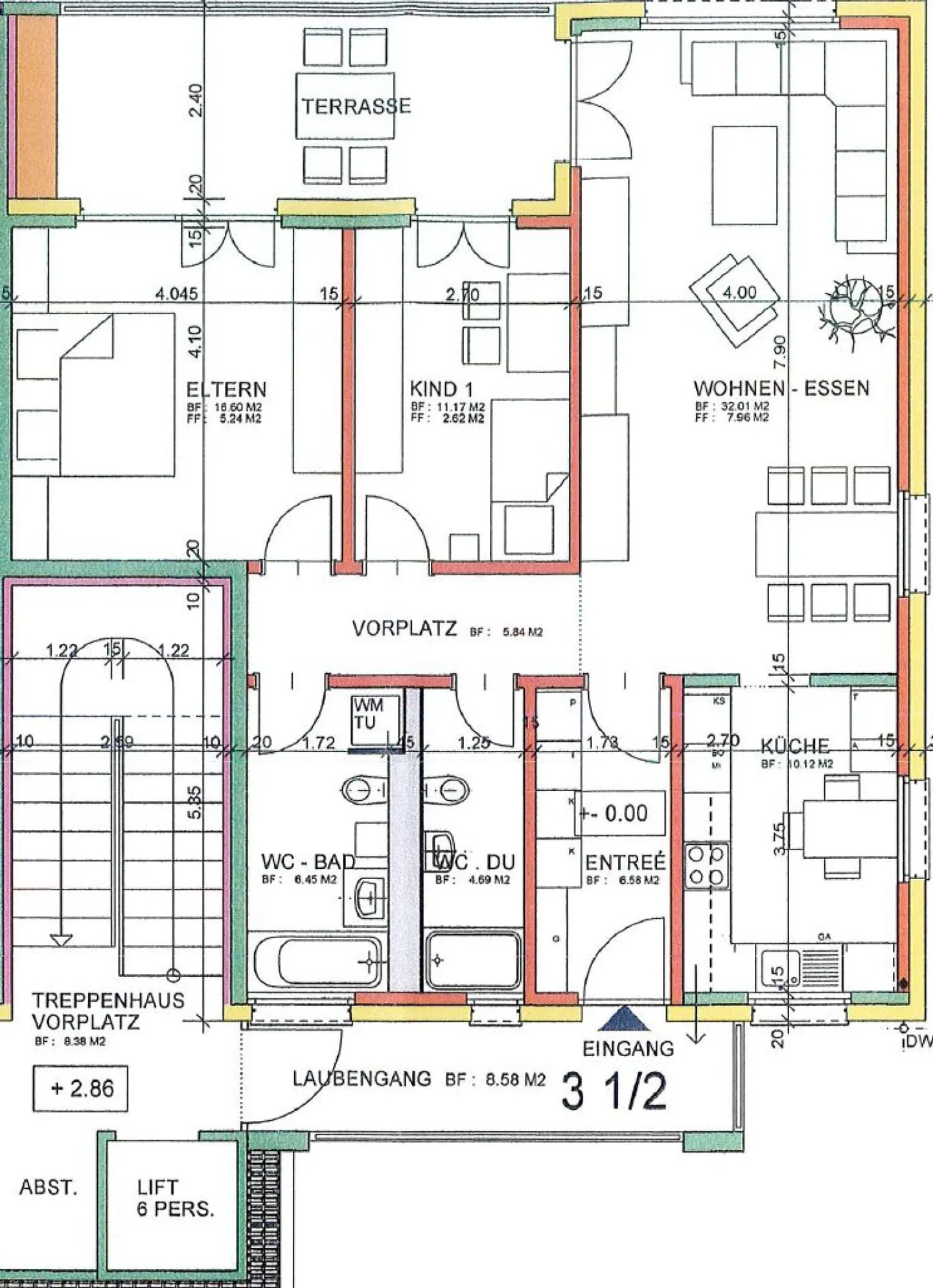 Appartement 3.5 pièces 1er étage dans le beau Krauchthal - Photo 9 sur 9
