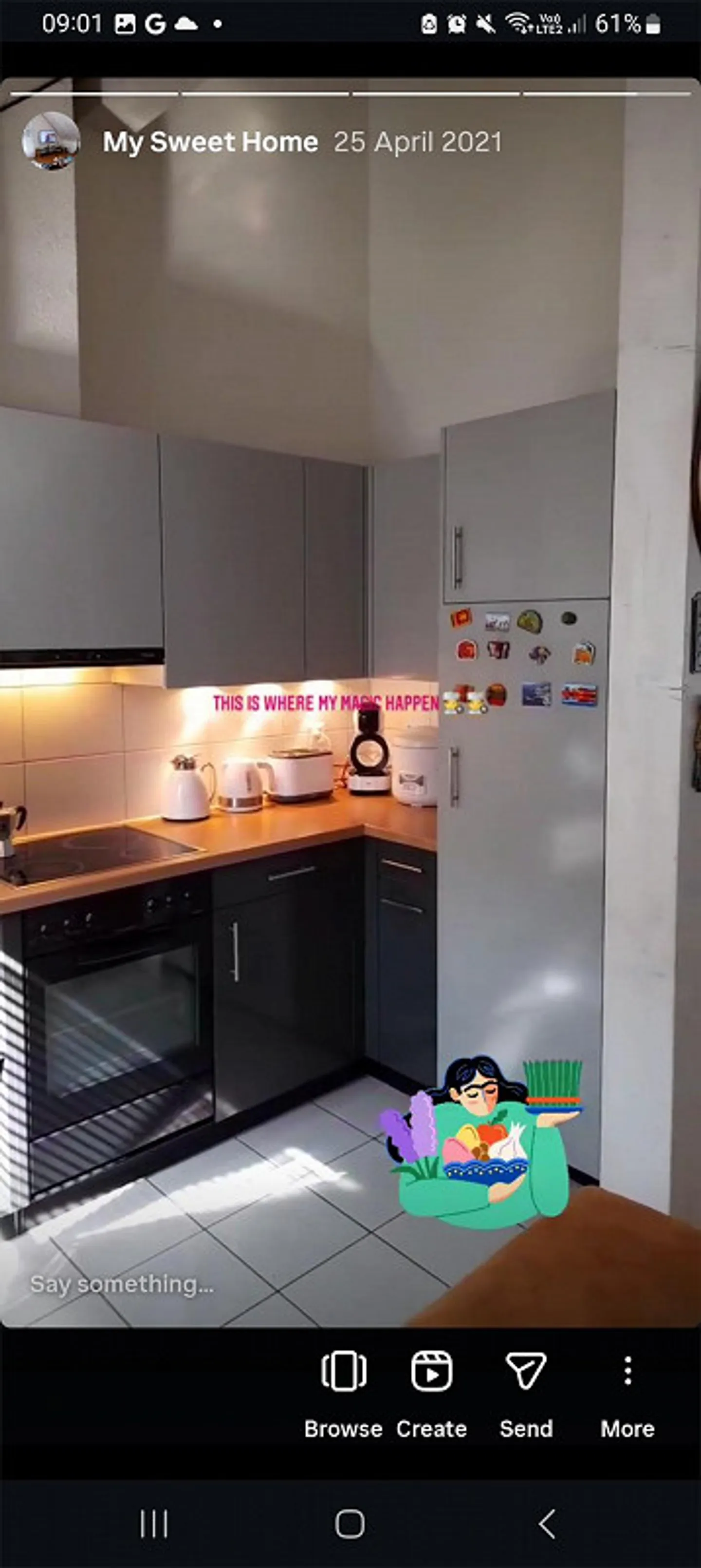 Möbliertes Zimmer mit Bad - Foto 10 von 18