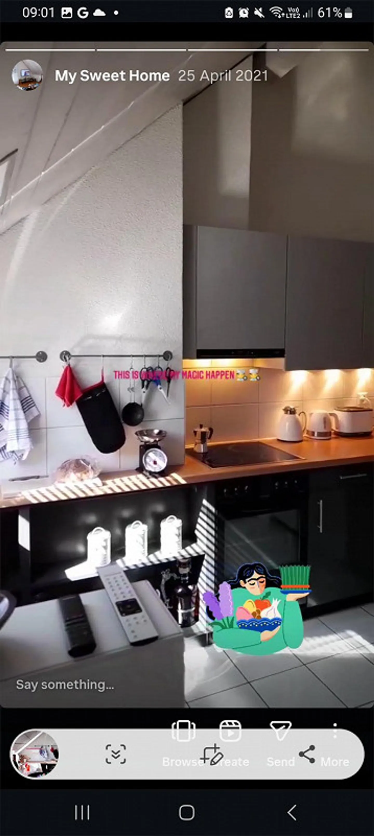 Möbliertes Zimmer mit Bad - Foto 11 von 18