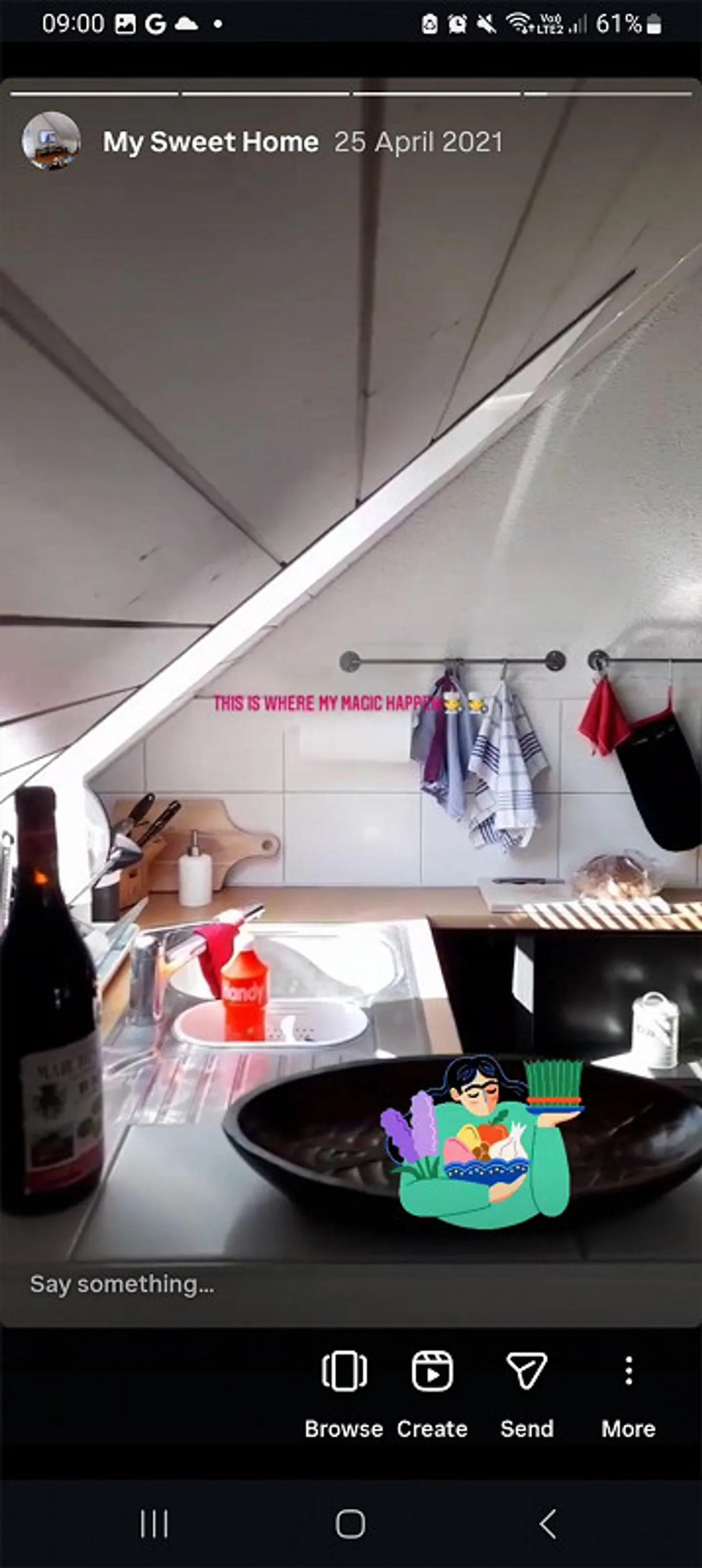 Möbliertes Zimmer mit Bad - Foto 12 von 18