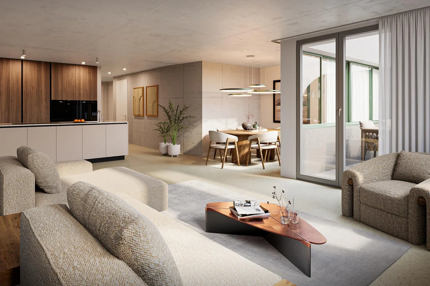 Nuovo appartamento attico di 2,5 stanze - Foto 3 di 5