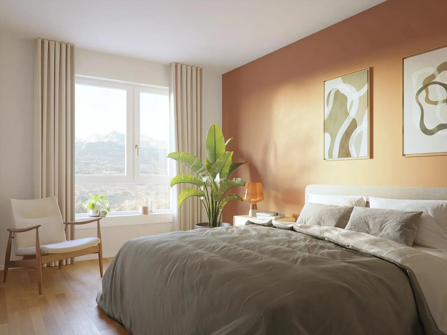 Zu vermieten schöne 2,5-Zimmer-Wohnungen in Bramois - Foto 5 von 13