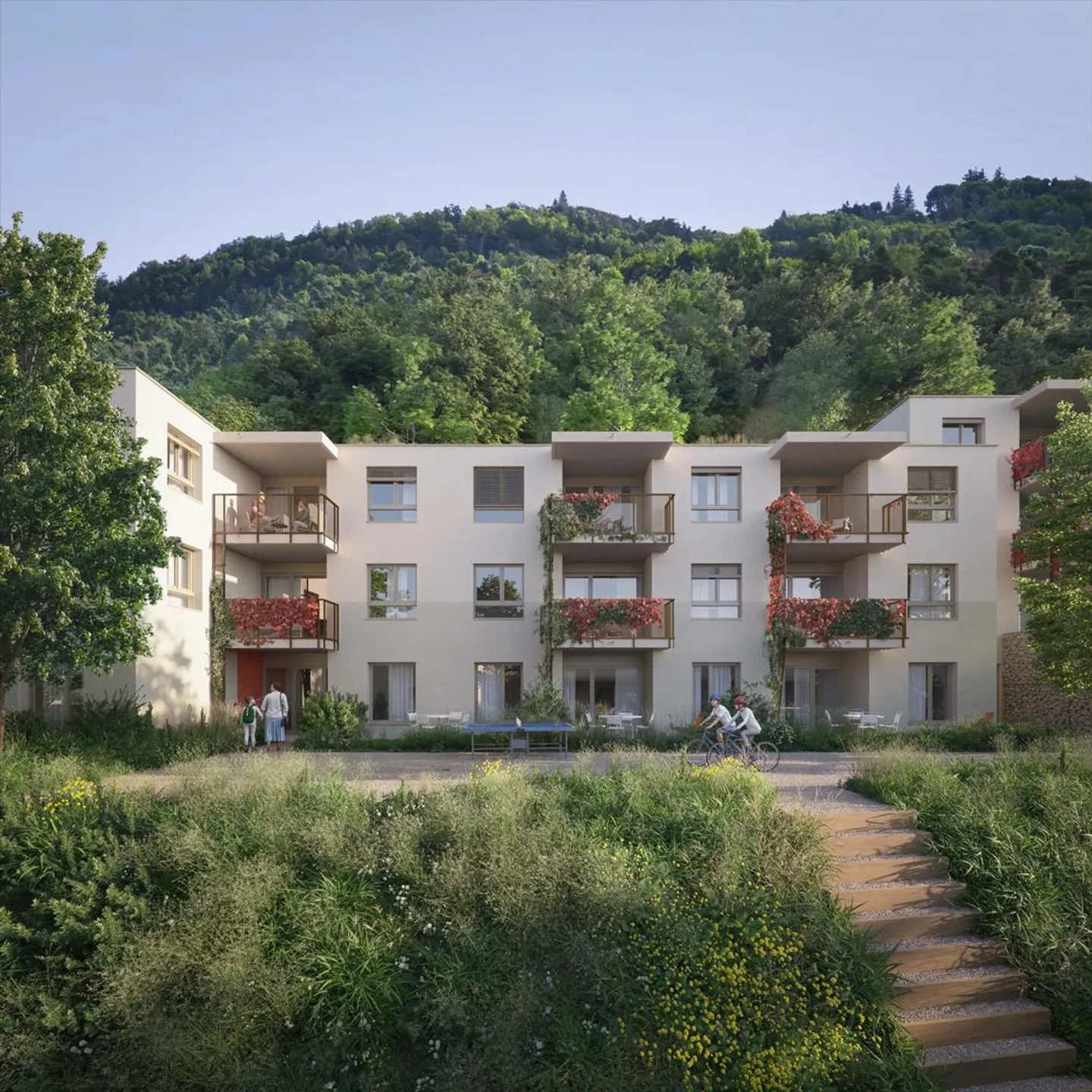 Zu vermieten schöne 2,5-Zimmer-Wohnungen in Bramois - Foto 8 von 13