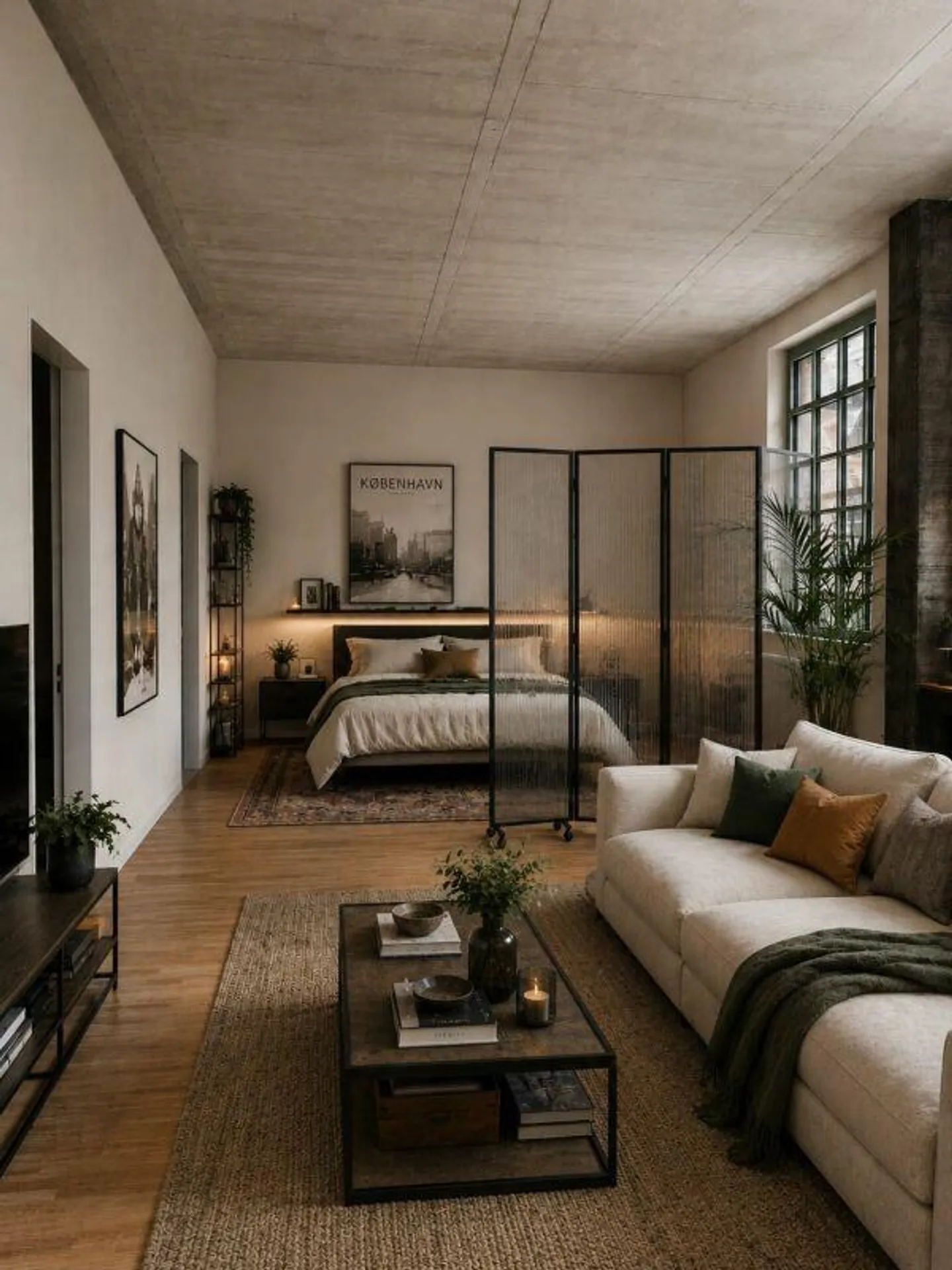 Appartement loft unique avec fenêtre cintrée et terrasse sur le toit - Photo 3 sur 8