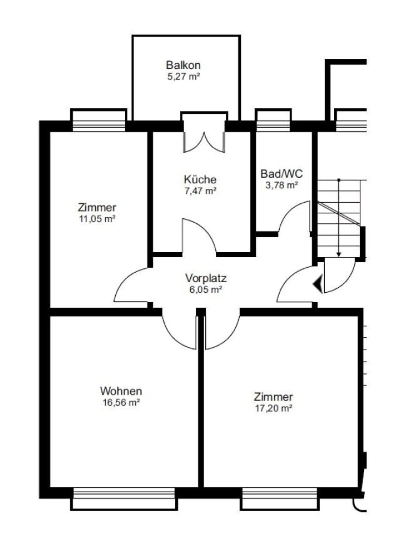 Charmante 3-Zimmer-Wohnung - Foto 7 von 7