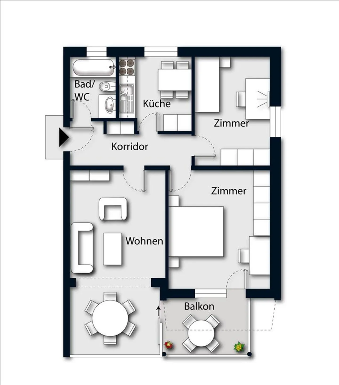Wohnung zum Verlieben! - Foto 7 von 7