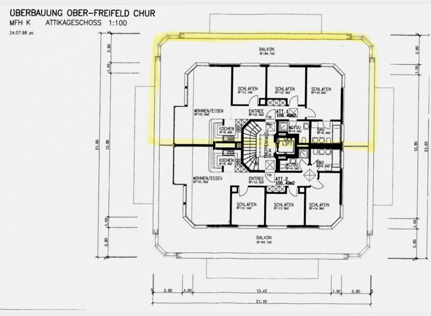 Spacious 4.5-room penthouse apartment - Photo 18 of 18
