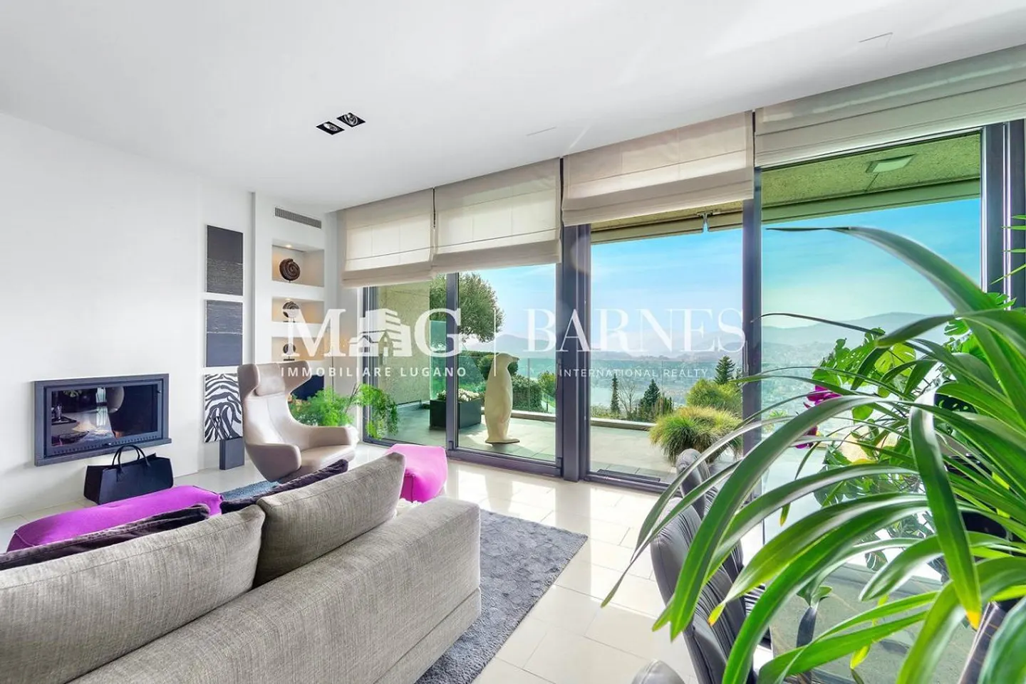 Lugano, Aldesago: Penthouse 5.5 Zimmer mit Seeblick, Terrasse und Jacuzzi - Foto 14 von 18