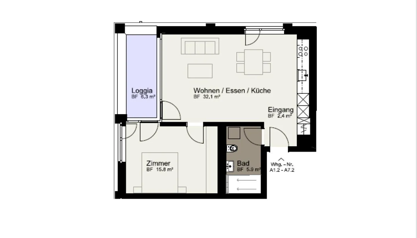 Modernes Apartment in zentraler Lage - Foto 9 von 10