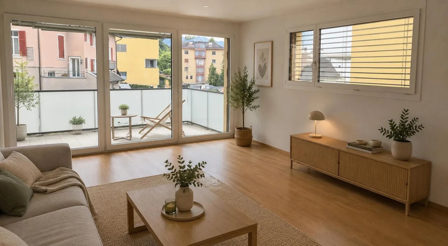 Bright and spacious 2½-room apartment in the center of Horw - Photo 2 of 12
