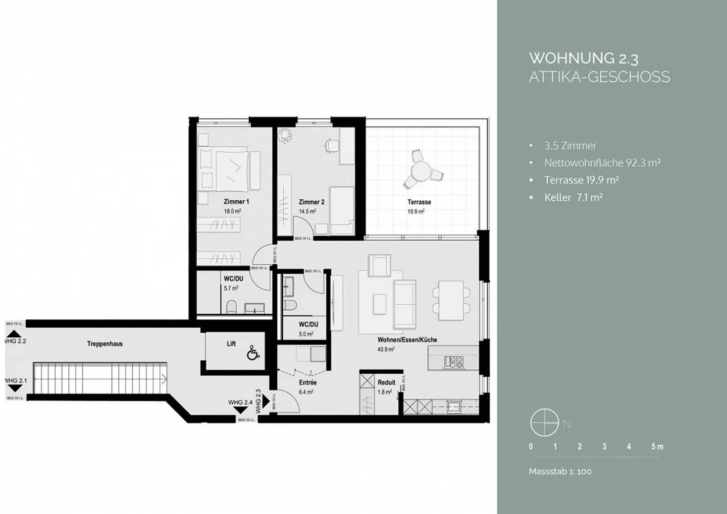 Penthouse kaufen - Foto 7 von 10