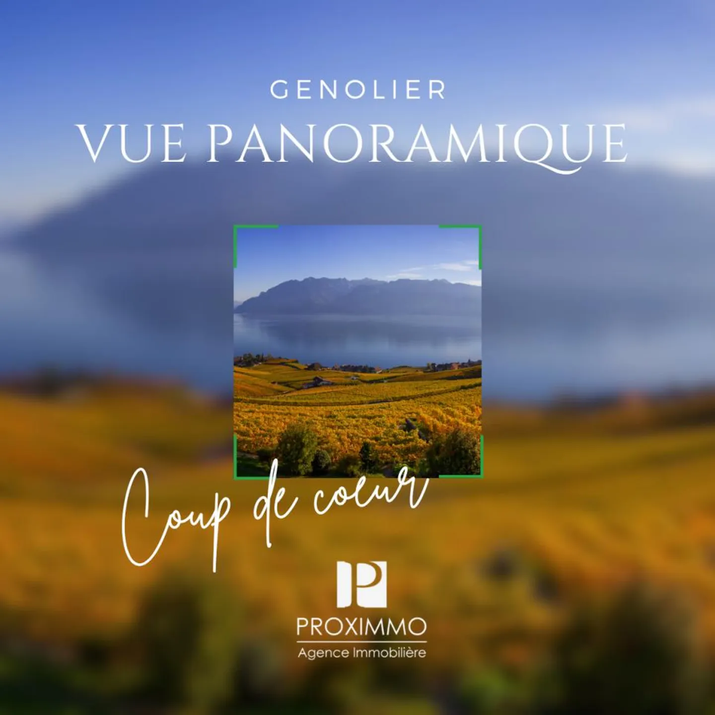 Vue spectaculaire et confort moderne à Genolier - Photo 1 sur 1