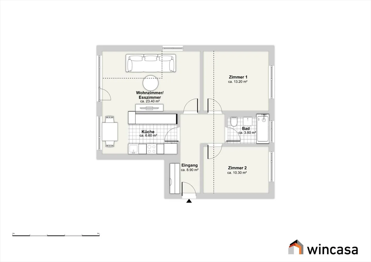 Renting without deposit - First occupancy after renovation in a quiet location - Photo 7 of 7