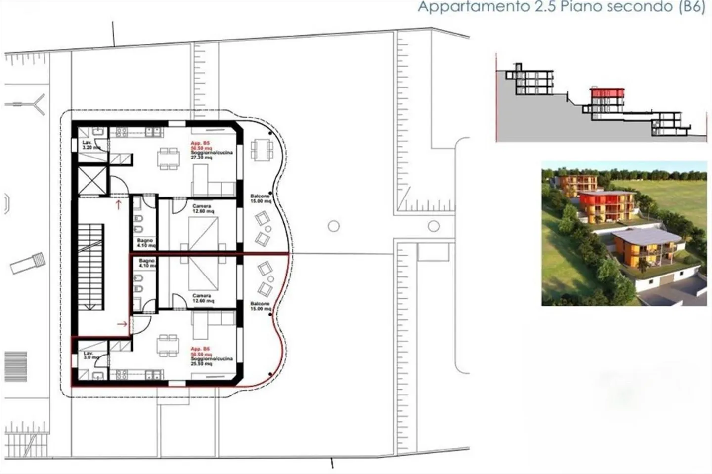 Appartamento di nuova costruzione con vista spettacolare (Appartamento B5) - Foto 4 di 13