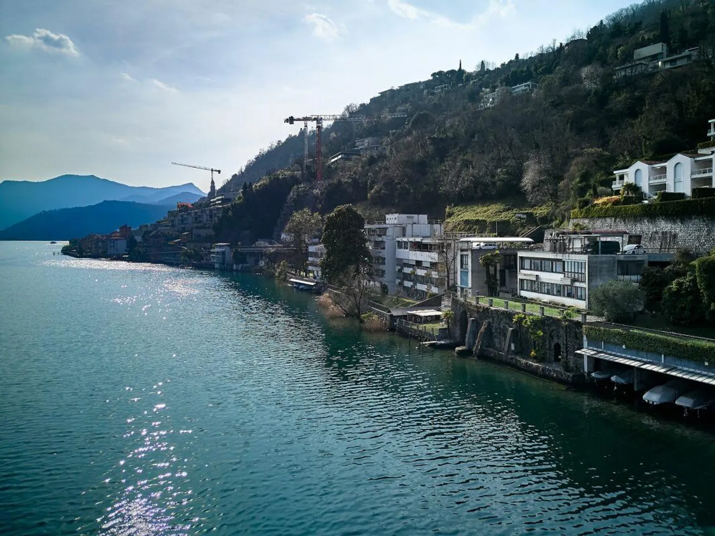 Villa en bord de lac avec quai privé à Morcote - Photo 11 sur 22