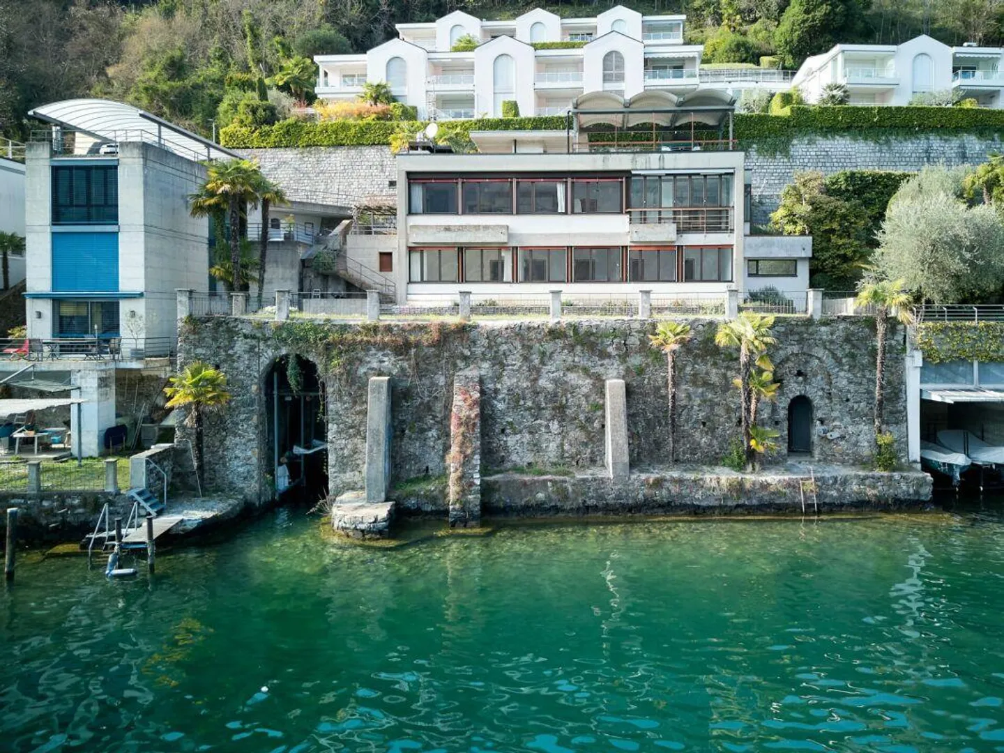 Villa en bord de lac avec quai privé à Morcote - Photo 13 sur 22