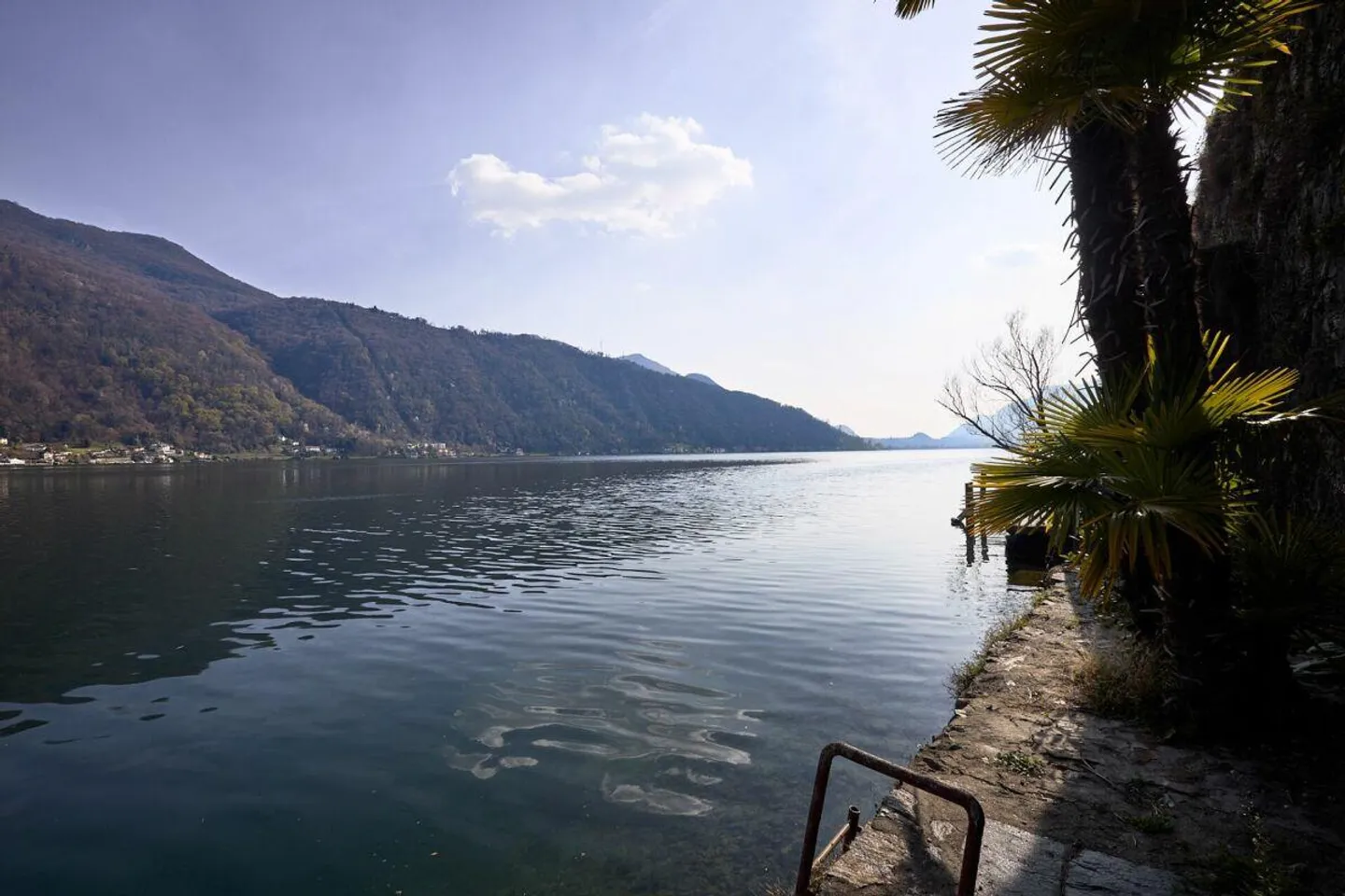 Villa en bord de lac avec quai privé à Morcote - Photo 18 sur 22